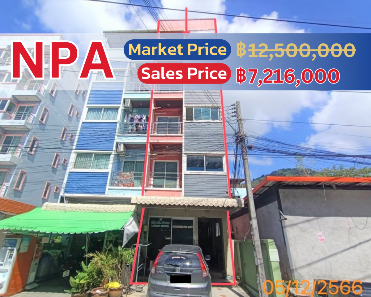 Spacious 5-Storey Commercial Building in Patong, Phuket | Special Price!