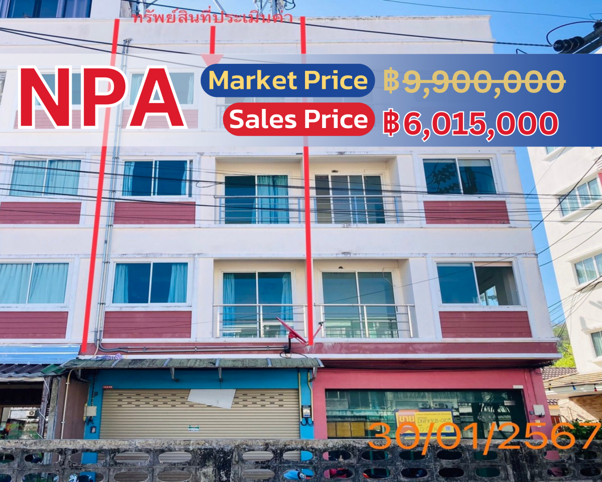 Spacious 4-story Commercial Building in Patong Regent 5, Phuket – Great Location for Business or Vacation Rental!