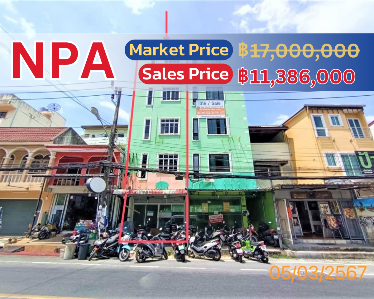 Exclusive Commercial Building in Patong, Phuket – Special Price at 11,386,000 THB!