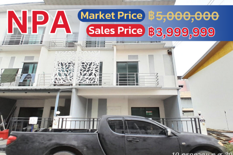 🌟 Special Offer! 3-Story Townhouse at At Nice Watcharapol-Thepraksa for Only 3,999,999 THB! 🌟