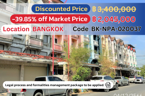 🌟 Special Offer! 3-Story Commercial Building at Ying O Lan – Only 2,045,000 THB! 🌟