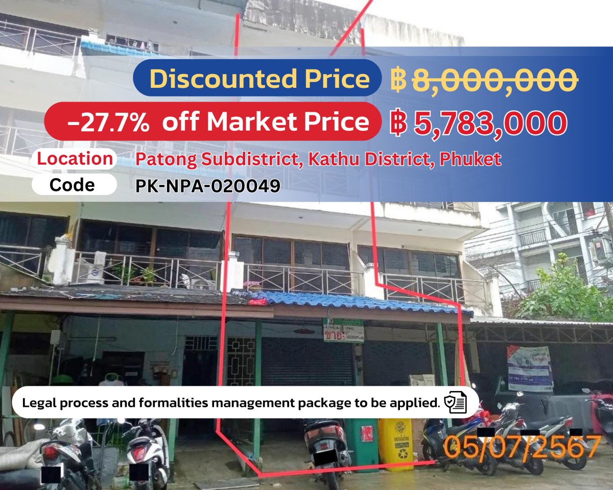 Exclusive 4-Story Commercial Property in the Heart of Patong – Special Price!