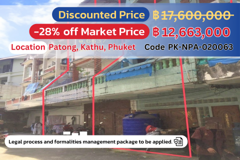 Prime 3-Story Commercial Building in Patong, Phuket – Now Only 12,663,000 THB!