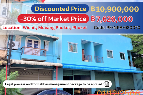 3-Story Commercial Building in Phuket Villa Dawrung – Discounted Price!