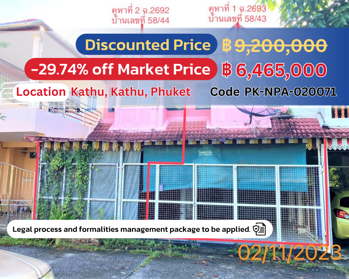 Spacious 2-Story Commercial Building in Kathu Thani – Great Deal!