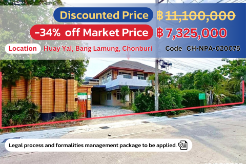 Luxurious 2-Story Home in Huay Yai, Pattaya – Special Price Available Now!