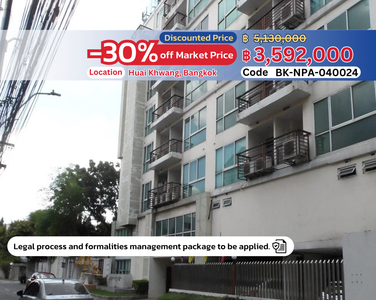 Modern Ratchada Condominium with Pool – 2-Bedroom in Bangkok’s Prime Location!