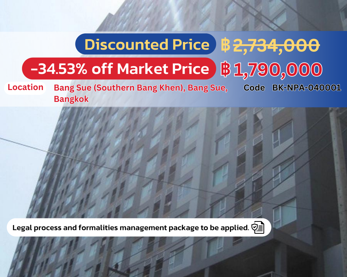 🌟 Luxury Condo for Sale at Aspire Ratchada-Wongsawang 🌟 — Special Price Available! 🏙️