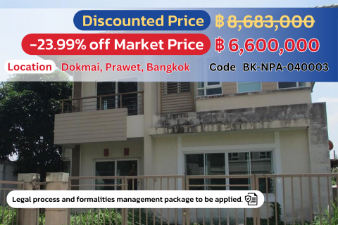 🌟 Stunning Detached House in Burasiri Onnut-Bangna — Special Price Now! 🌟