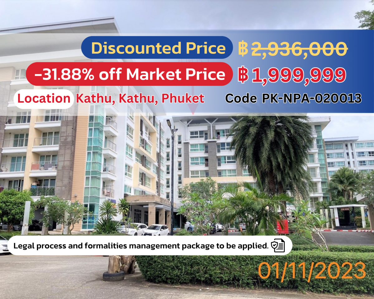 Affordable 1-Bedroom Condo in Phuket – Special Price 1.99M THB