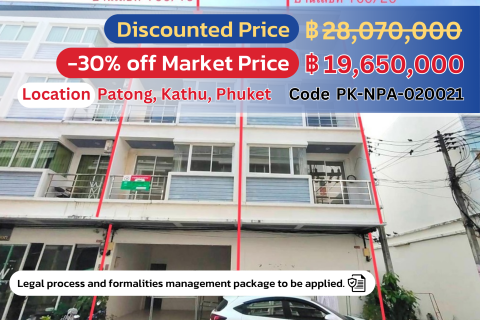 Spacious 4-Storey Commercial Building in Patong