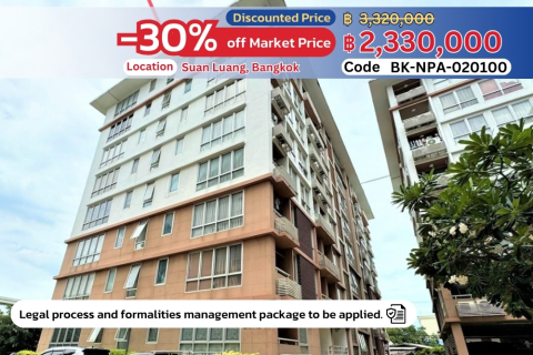 ✨ Hot Sale! Spacious 2-Bedroom Condo at Prima Srinakarin – Affordable Luxury in Bangkok