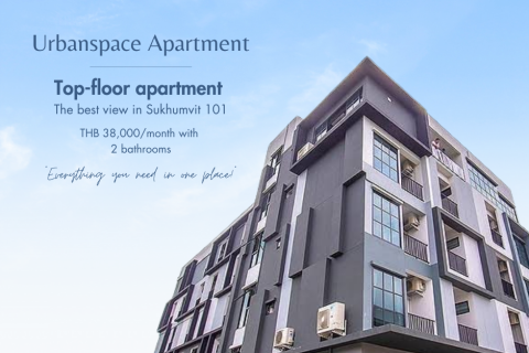 ✨ For Rent: Luxurious Urbanspace Apartment, Sukhumvit 101 – Spacious, Peaceful, and Perfectly Located