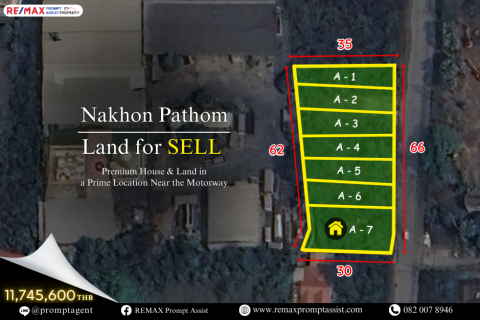 🏡 For Sale: Land with 2-Storey House – Prime Location in Nakhon Pathom, Perfect for Family or Investment! 🌟